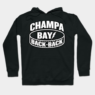 Champa Bay Back Back Hockey Champion Hoodie